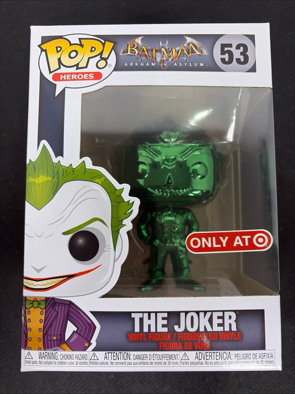 Funko Pop! Heroes The Joker #53 Batman Arkham Asylum Target Exclusive